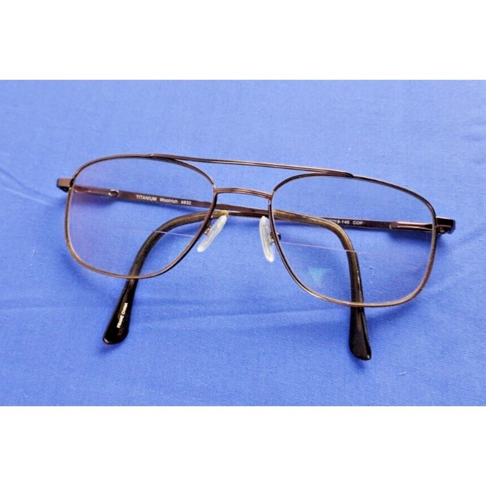 Vintage WOOLRICH‎ 8832 EYEGLASSES FRAME only 56-18 145 AVIATOR